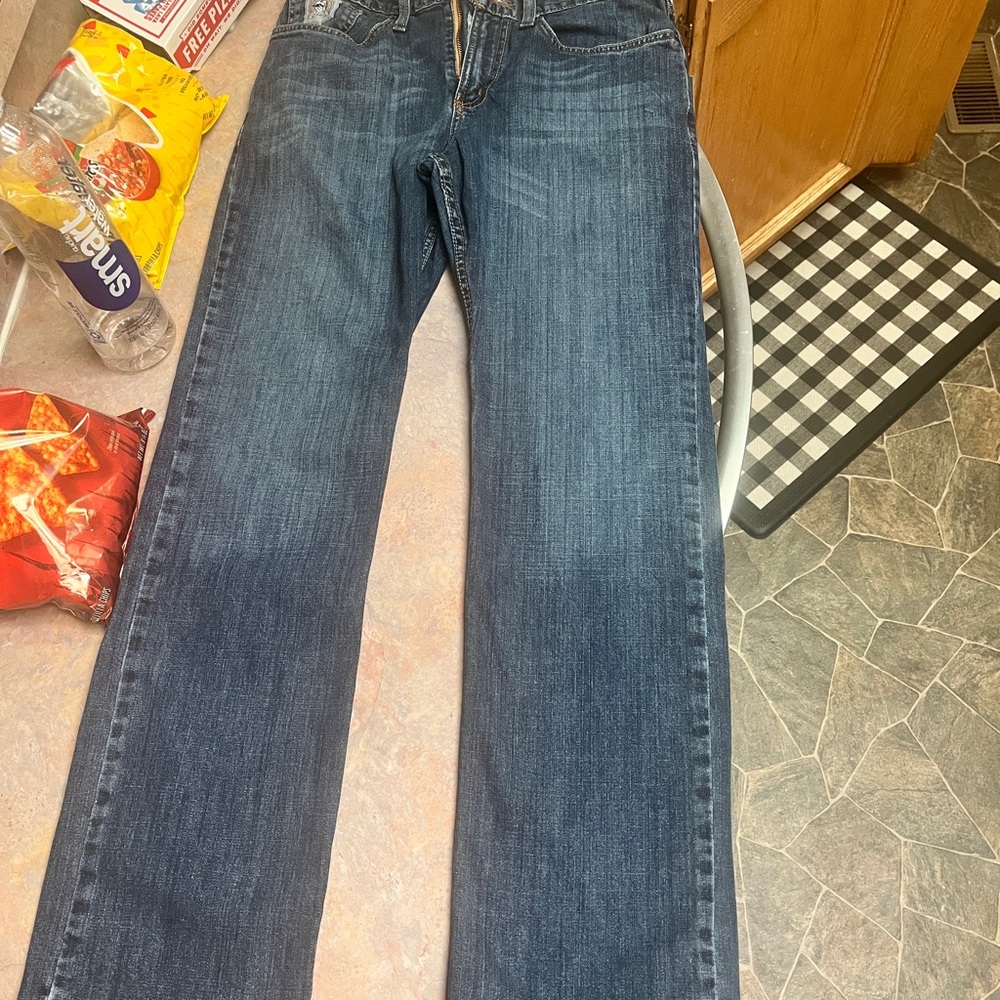 Cinch Men's Dark Blue Straight Jeans